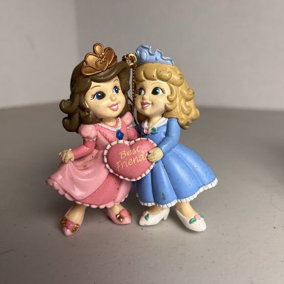 Vintage Best Friend Husband Wife Christmas Ornaments Hallmark Keepsake Mixed Lot - Picture 10 of 10